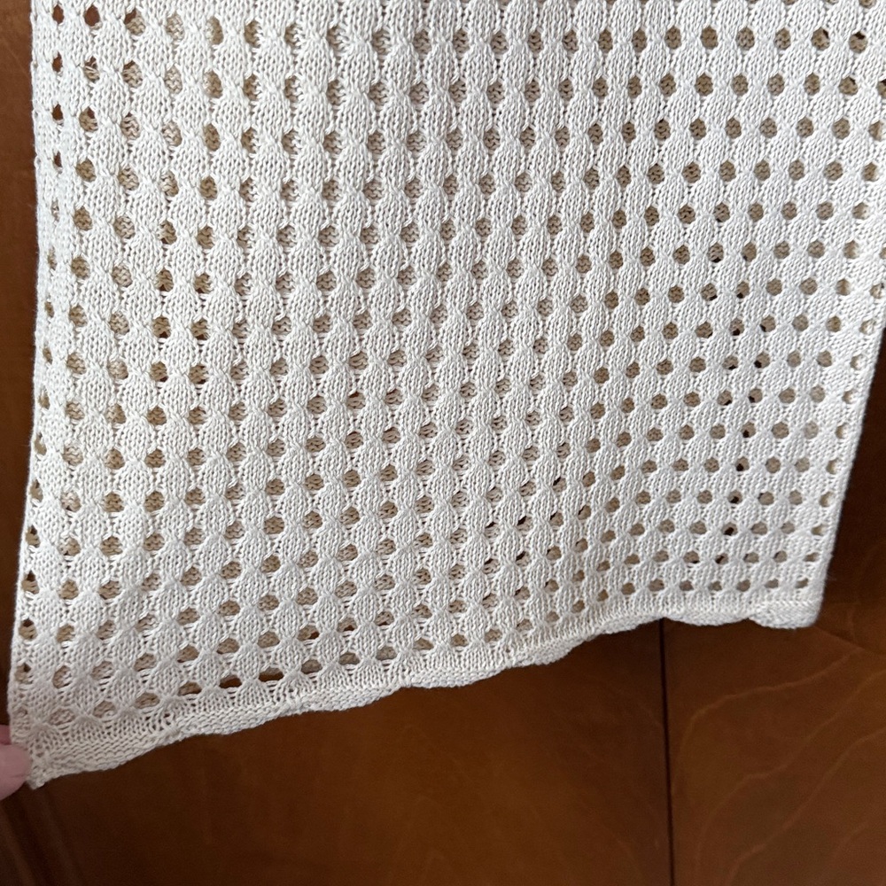 Sleeper Cha-Cha Vente Cream Crochet Lounge Beach Pants NWT Sz XL Ret $158 - Picture 5 of 7
